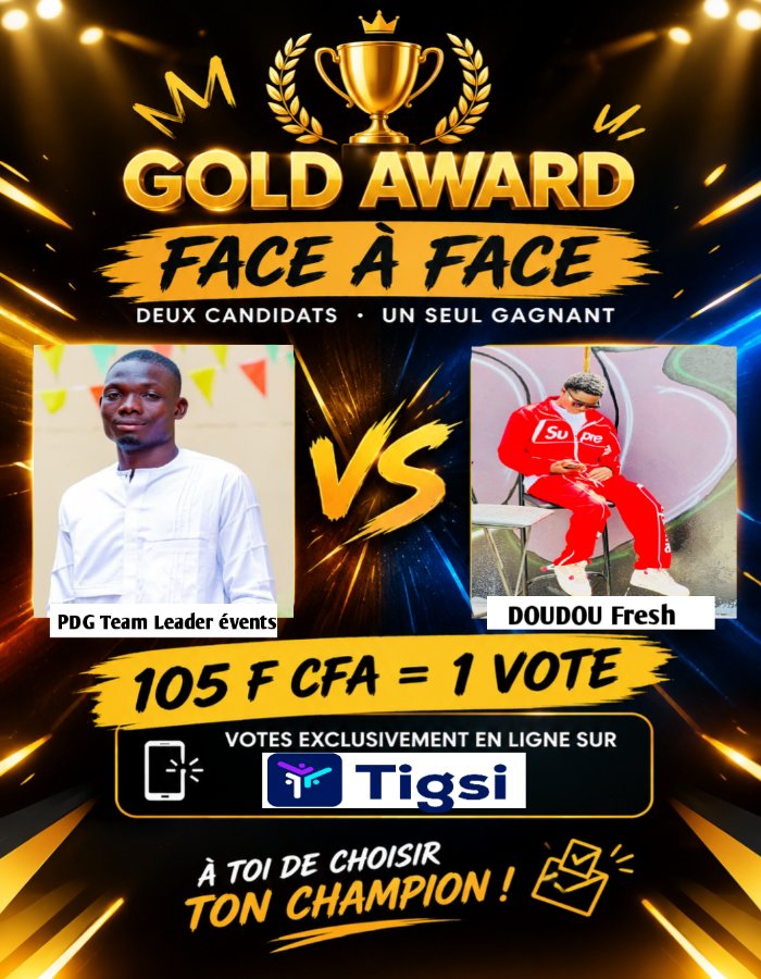 gold award face-à-face